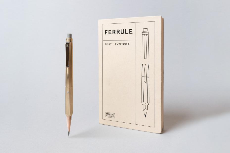 Ferrule alongside its custom made packaging